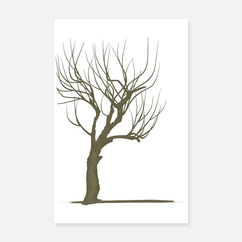 Arbre sans feuilles - modifié Poster 20 x 30 cm