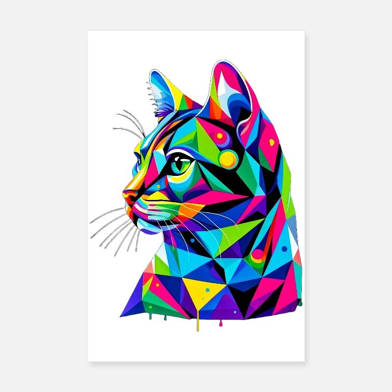 Cat Poster 8" x 12" (20x30 cm)