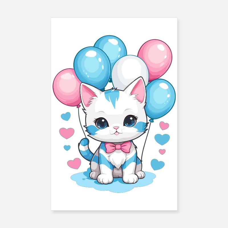 Mignon bébé chat Poster 20 x 30 cm