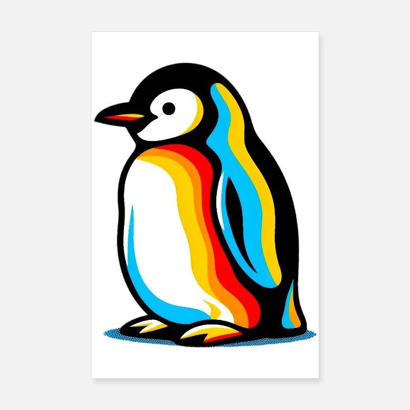 Pingouin Poster 20 x 30 cm