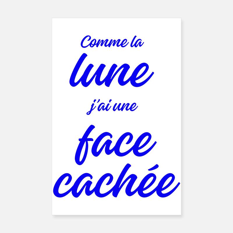 Comme la lune Poster 20 x 30 cm
