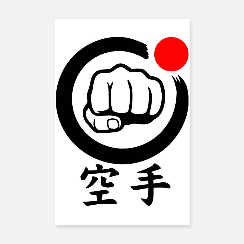 Karaté Faust / Poing Poster 20 x 30 cm