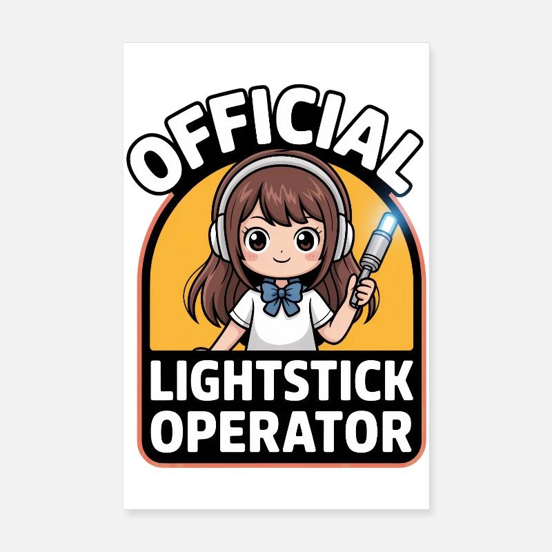 K-Pop Fan Lightstick Korea Poster 20x30 cm
