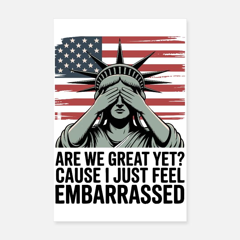 Sommes-nous déjà grands ? Graphique de protestation Poster 20 x 30 cm