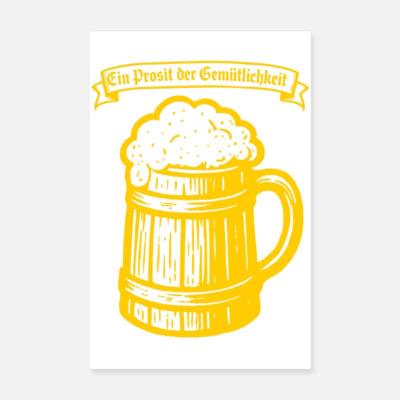 Ein Prosit der Gemütlichkeit Poster 20 x 30 cm