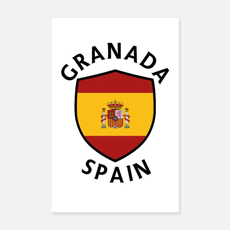 Granada-Spanien-Schild Poster 20x30 cm