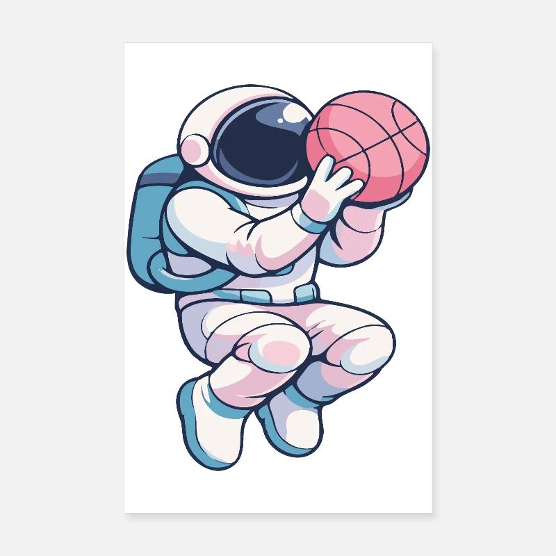 Astro Hoops: Lunar Dunk Poster 20x30 cm