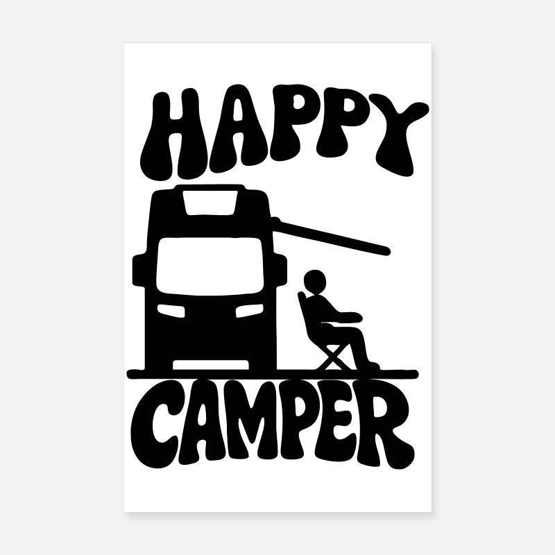 Camper Poster 20x30 cm