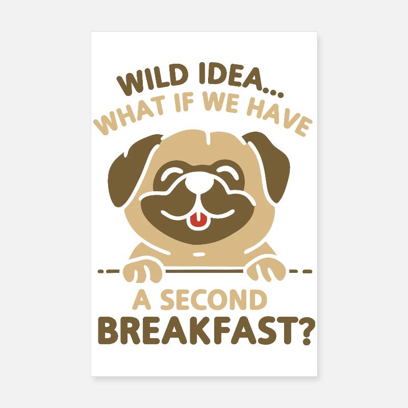 Deuxième petit-déjeuner Poster 20 x 30 cm