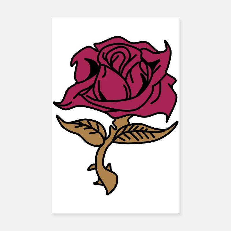 Rose (fleur) Poster 20 x 30 cm