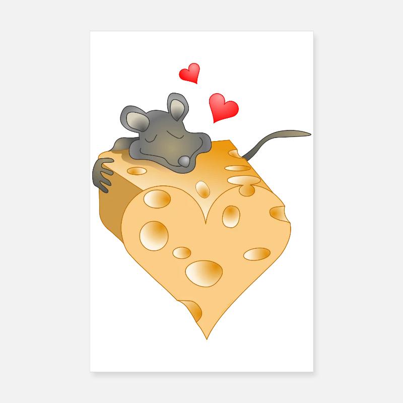 Cheesy Valentine Poster 20 x 30 cm