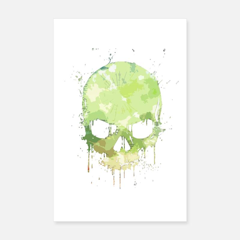 Tache de crâne Poster 20 x 30 cm