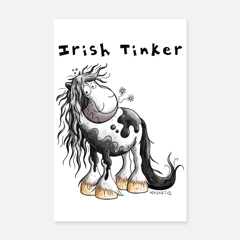 Süßer Irish Tinker Poster 20x30 cm