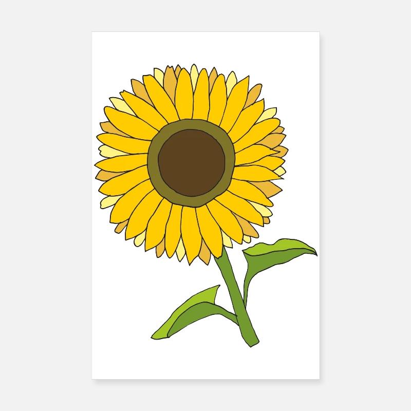 sunflower Poster 8" x 12" (20x30 cm)
