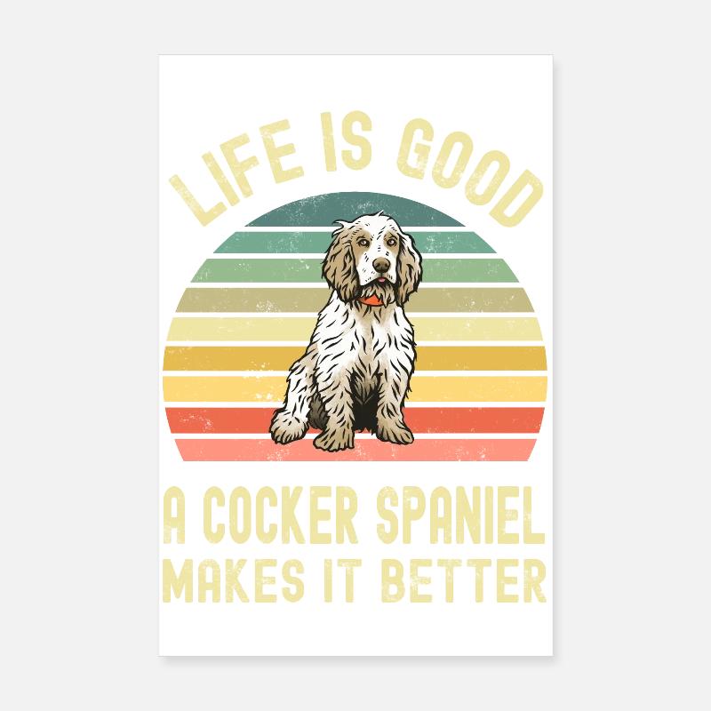 Hund Cocker Spaniel Poster 20x30 cm