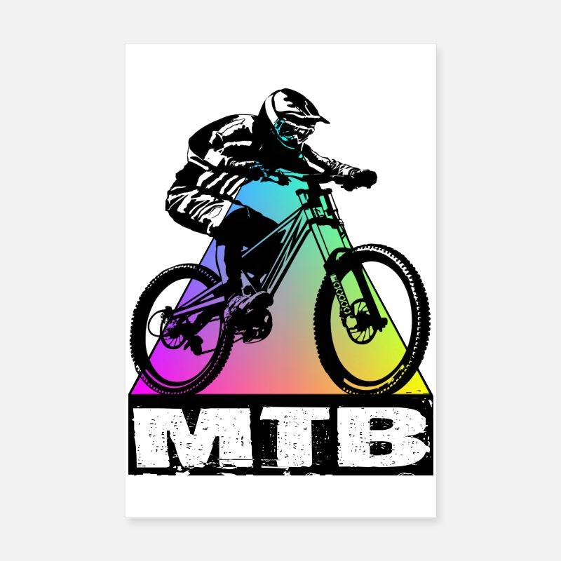 MTB Bike Poster 20x30 cm