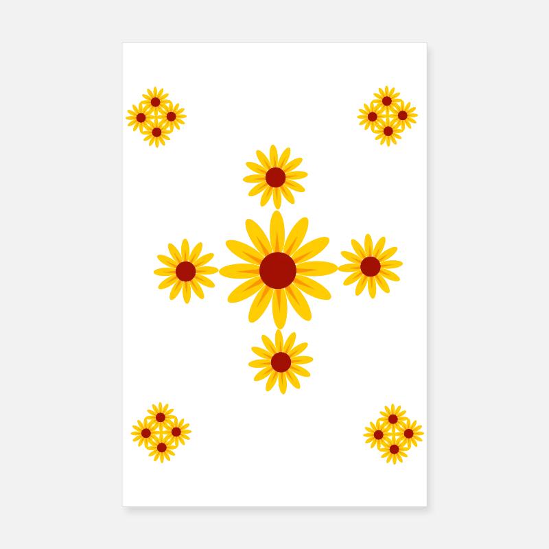 Sunflower flowers Poster 8" x 12" (20x30 cm)
