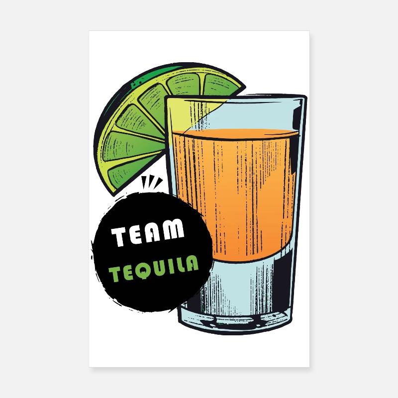 Team tequila Poster 8" x 12" (20x30 cm)