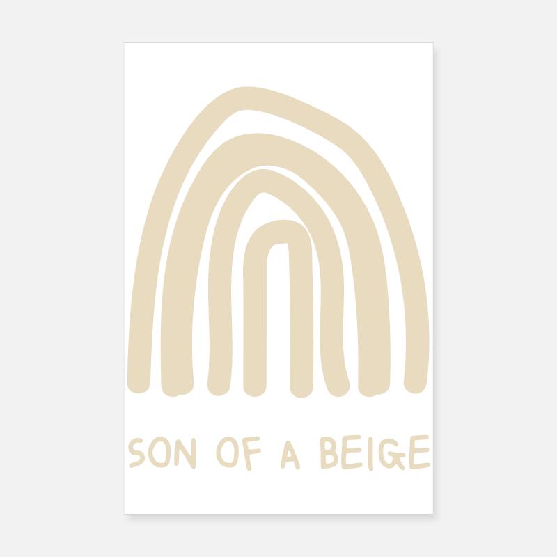 Fils d’un beige Poster 20 x 30 cm