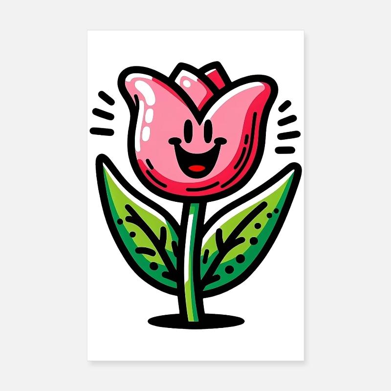 Tulip Poster 8" x 12" (20x30 cm)