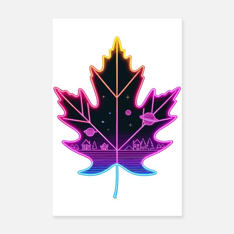 Feuille d’érable Poster 20 x 30 cm