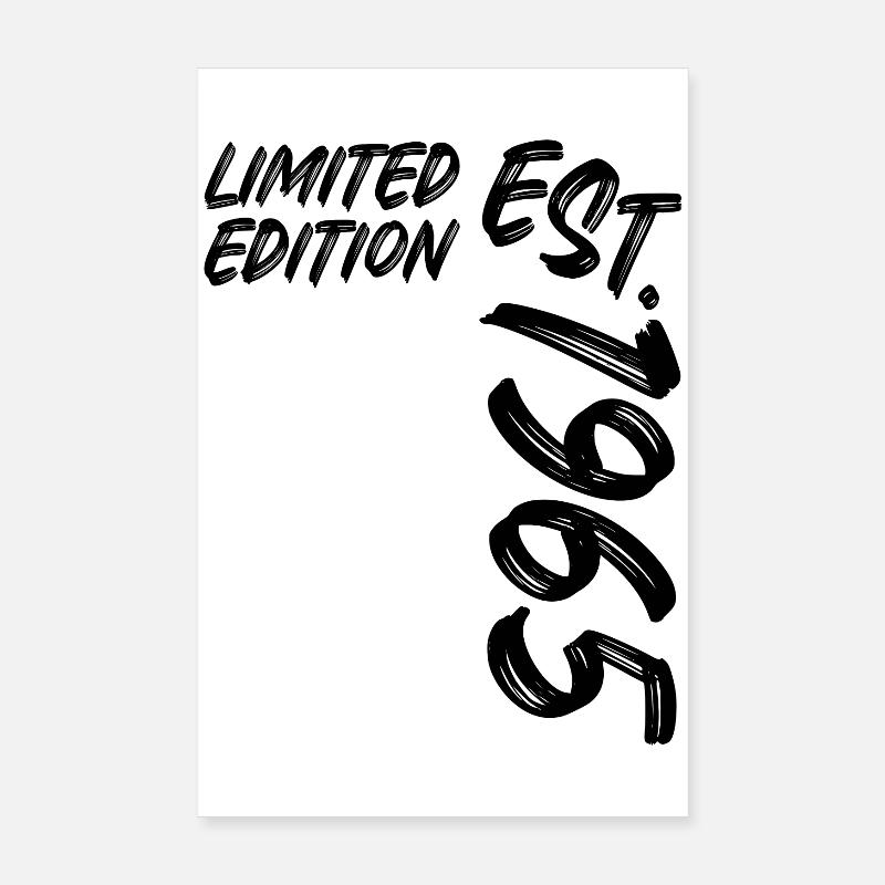 Édition limitée Est. 1965 Poster 20 x 30 cm