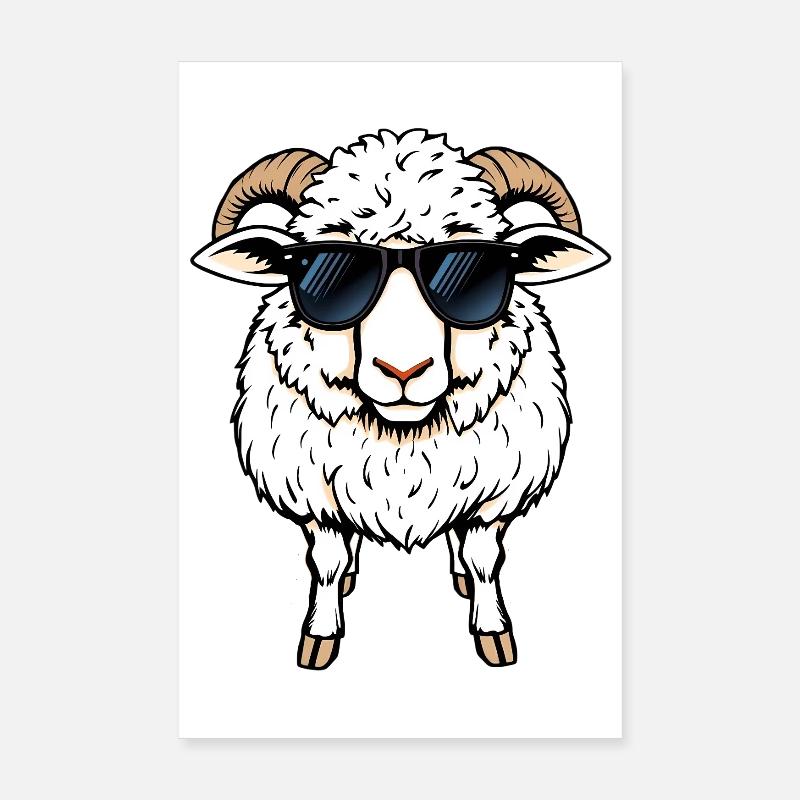 Mouton Poster 20 x 30 cm