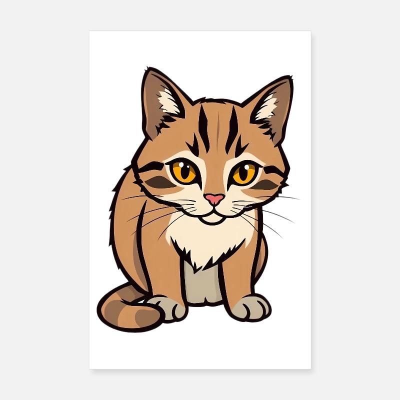 Katze Poster 20x30 cm