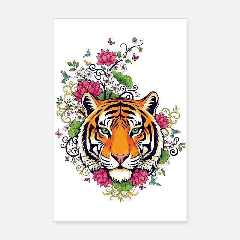 Tigre Poster 20 x 30 cm