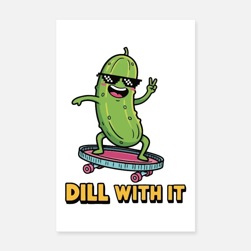 Gurken-Vibes Poster 20x30 cm