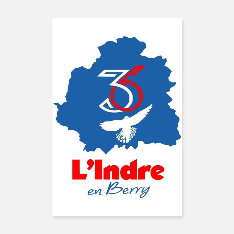Indre 36 Poster 20 x 30 cm