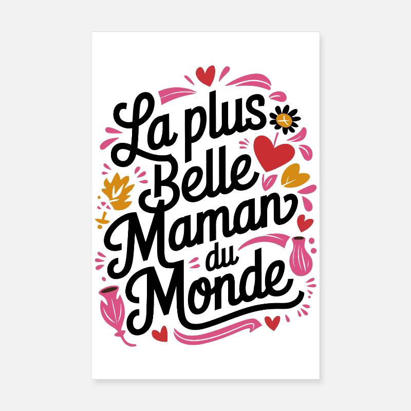 Die schönste Mama der Welt Poster 20x30 cm