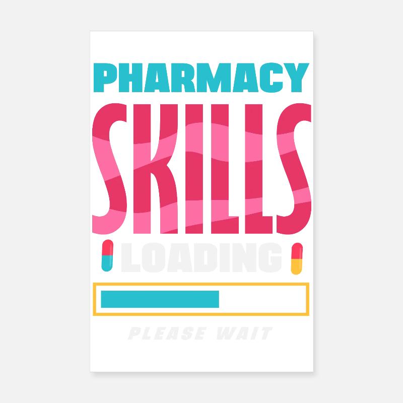 Pharmacist Pharmaceutical Technical Poster 8" x 12" (20x30 cm)