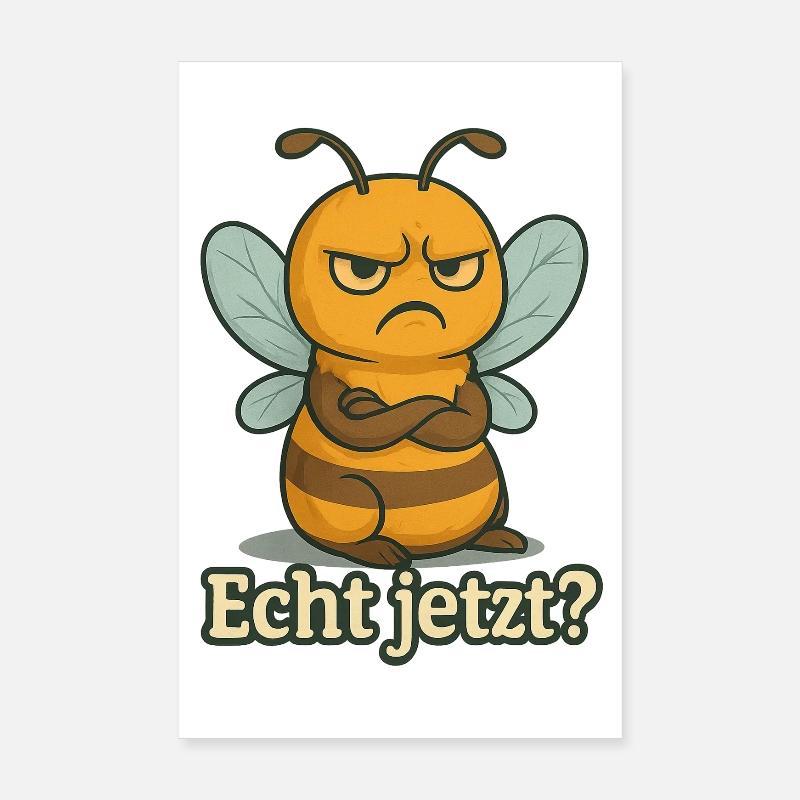 Bee Really now Poster 8" x 12" (20x30 cm)