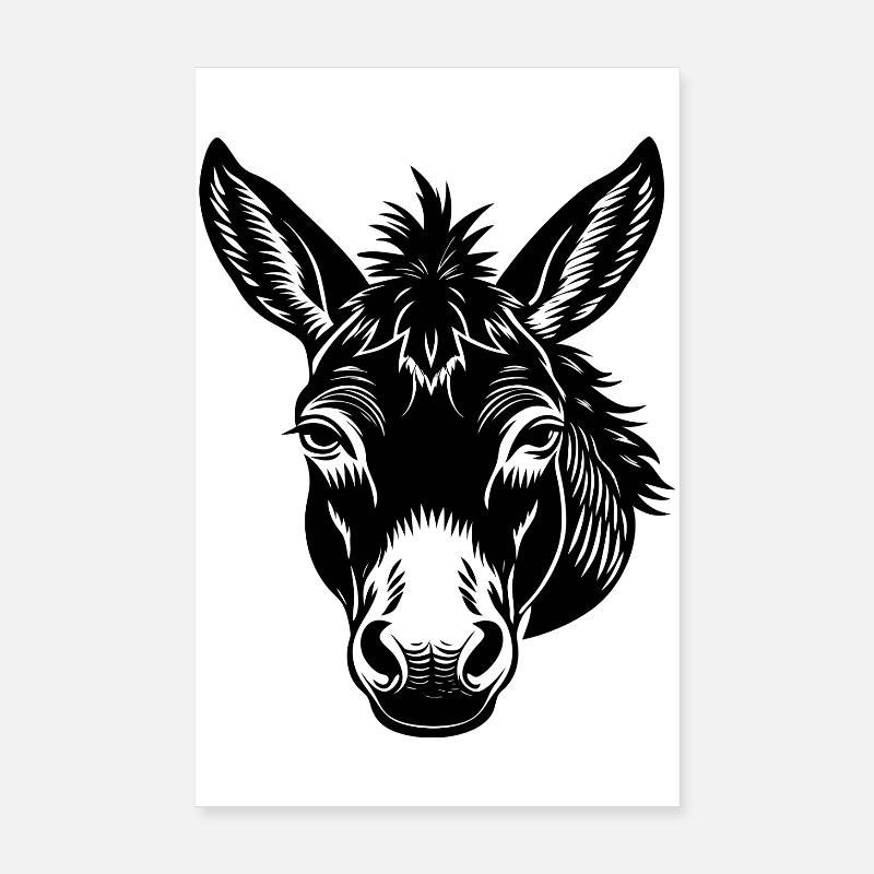 Face de mulet Poster 20 x 30 cm