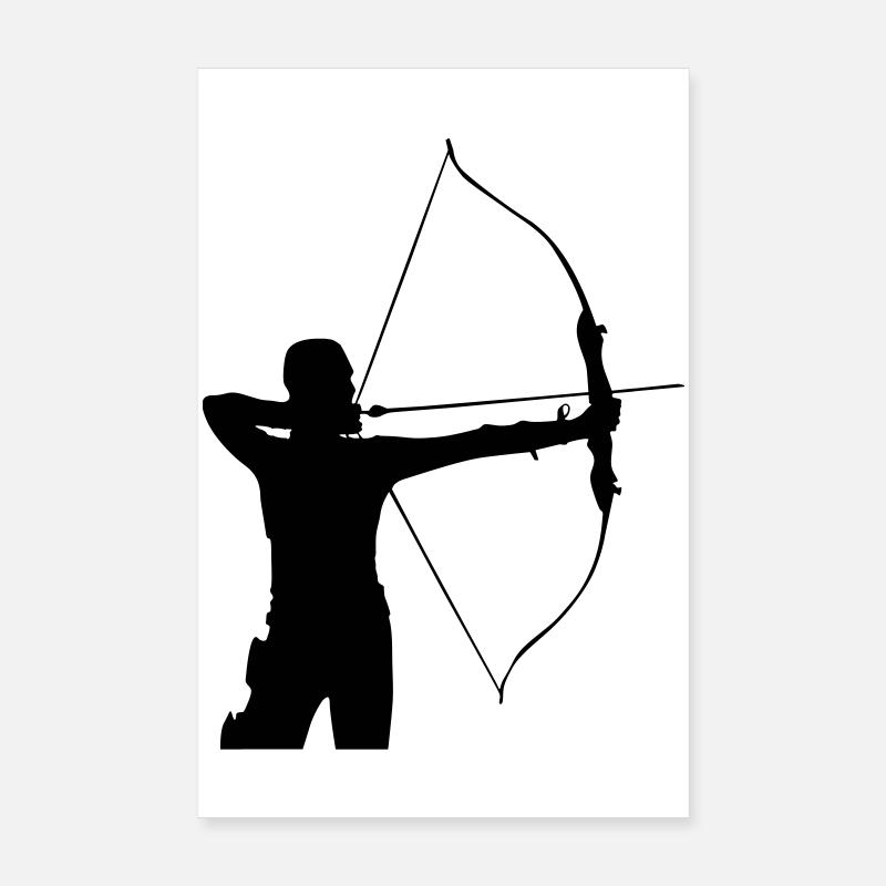 Bogenschütze Poster 20x30 cm