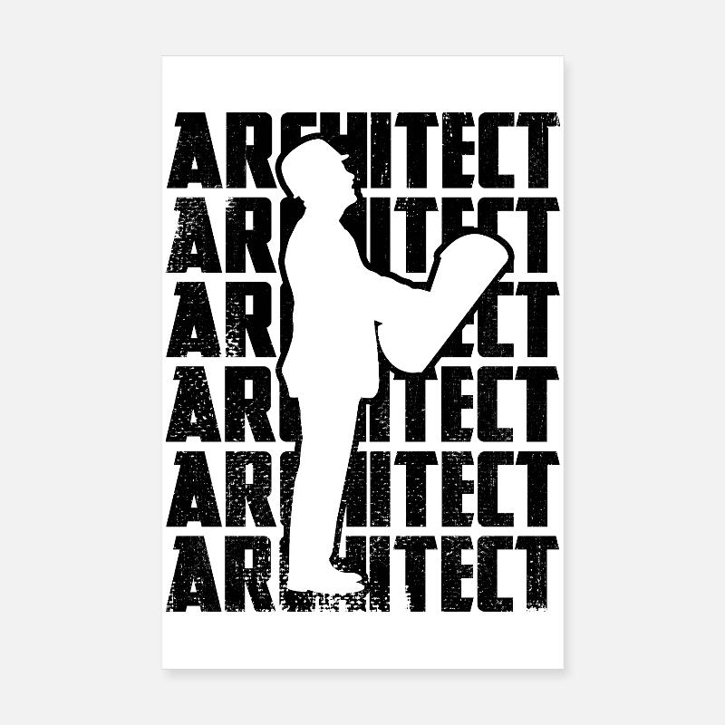 architecte Poster 20 x 30 cm