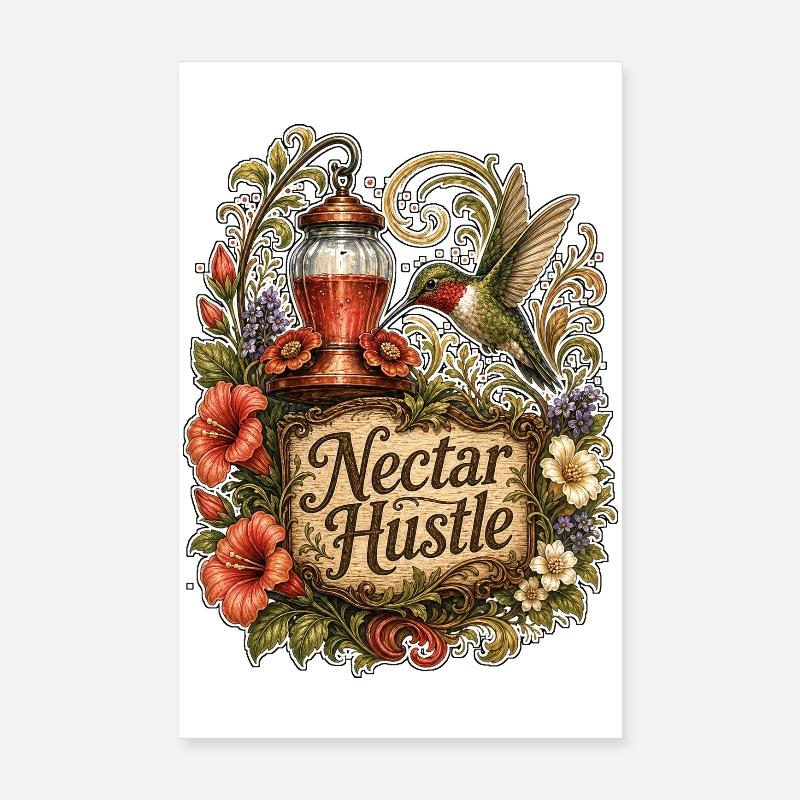 Nectar Hustle Poster 20 x 30 cm