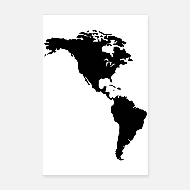 Amerika Poster 20x30 cm