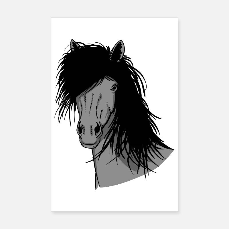 Isländer Portrait Poster 20x30 cm