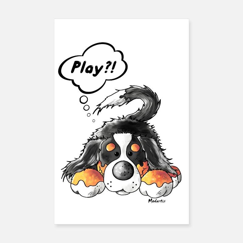 Bouvier bernois Poster 20 x 30 cm