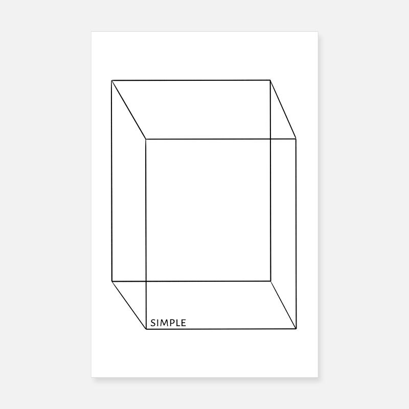 Simple Poster 8" x 12" (20x30 cm)