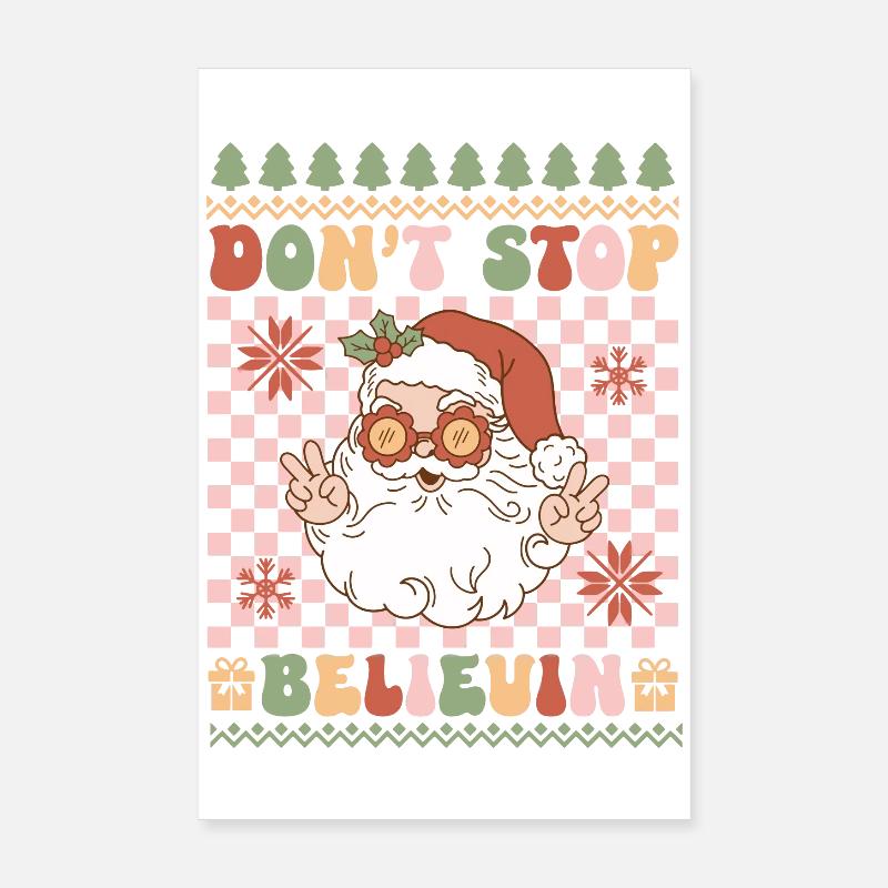 Hässlicher Weihnachtspullover Poster 20x30 cm