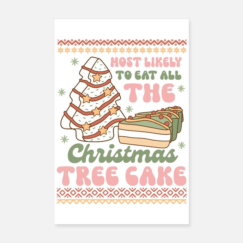 Ugly Christmas Sweater Poster 8" x 12" (20x30 cm)