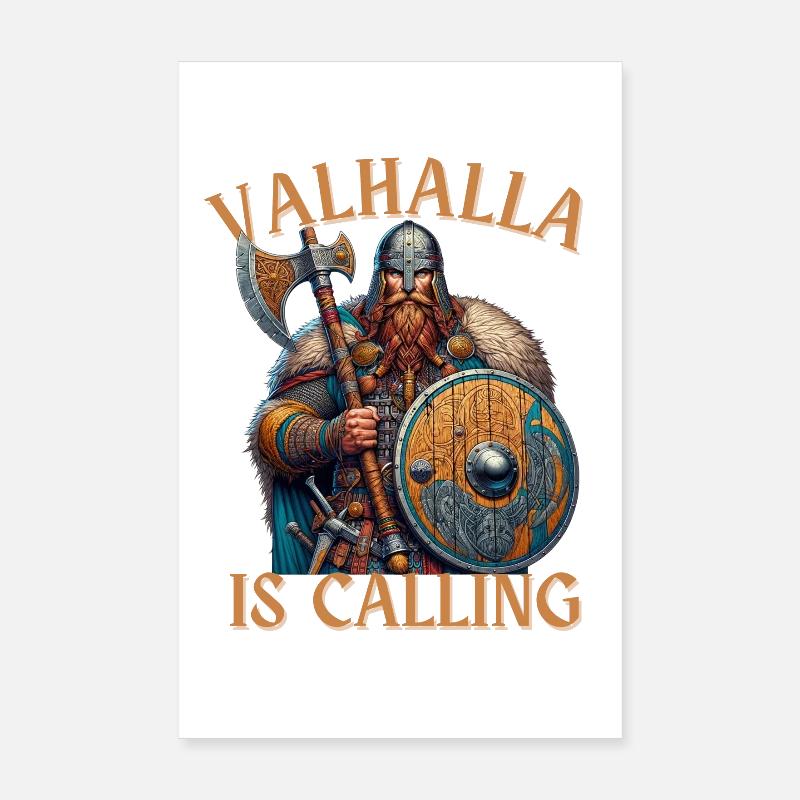 Valhalla vous appelle Poster 20 x 30 cm
