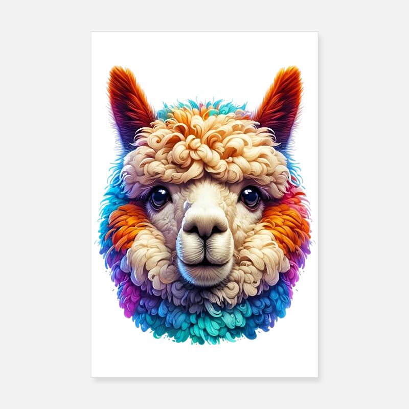 Alpaga Poster 20 x 30 cm