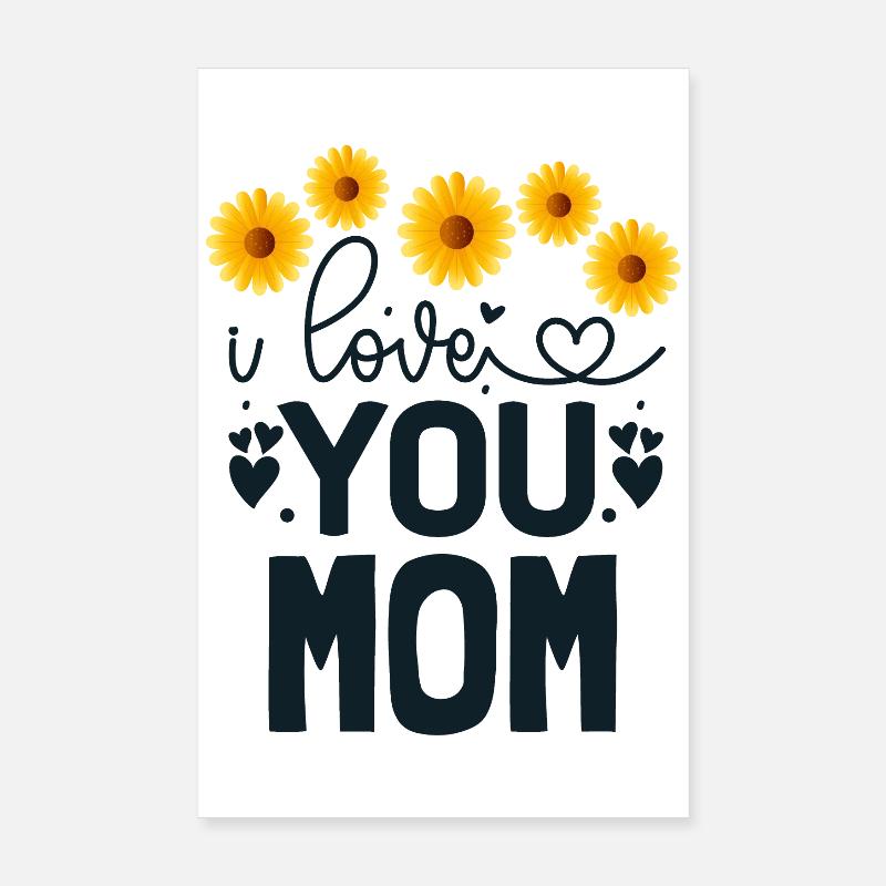 Ich hab dich lieb, Mama Poster 20x30 cm