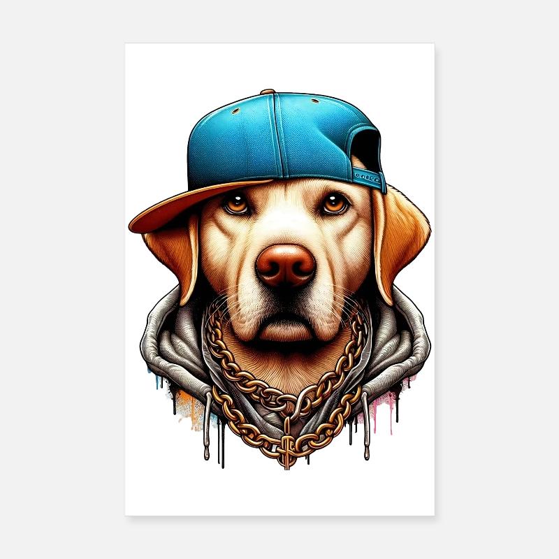 Dog Poster 8" x 12" (20x30 cm)