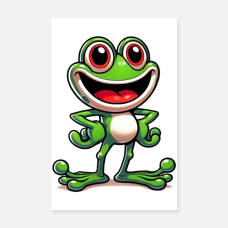 Grenouille Poster 20 x 30 cm