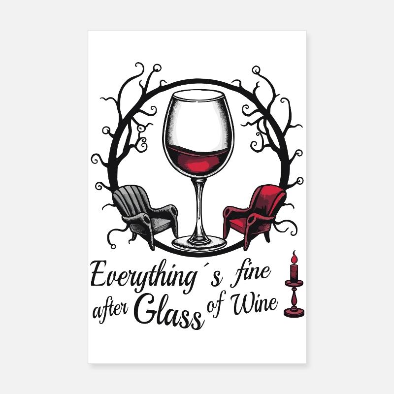 Wine enthusiasts Poster 8" x 12" (20x30 cm)